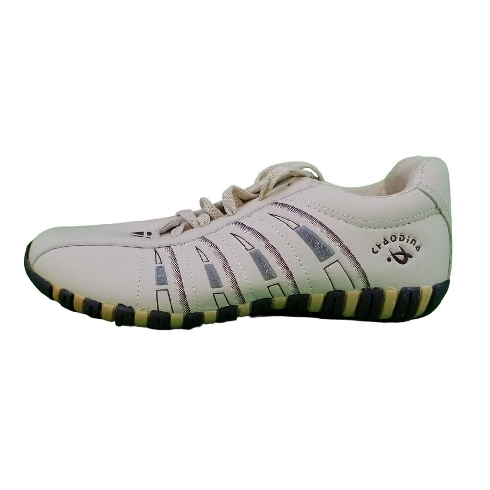 ✅Womens EU41/US9 Chaodi Sport Casual Lace Up Shoes Sneakers Beige *PLEASE-READ - Picture 3 of 10
